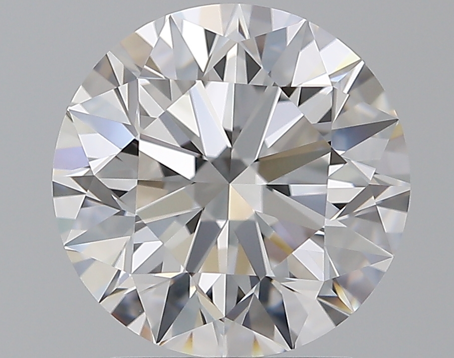 2.45 CaratD-VVS1 EX Cut Round Diamond