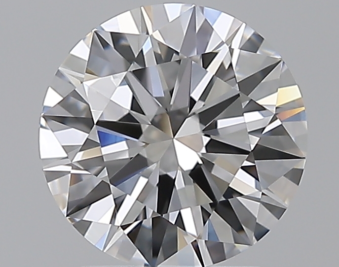 2.01 CaratD-VVS1 EX Cut Round Diamond