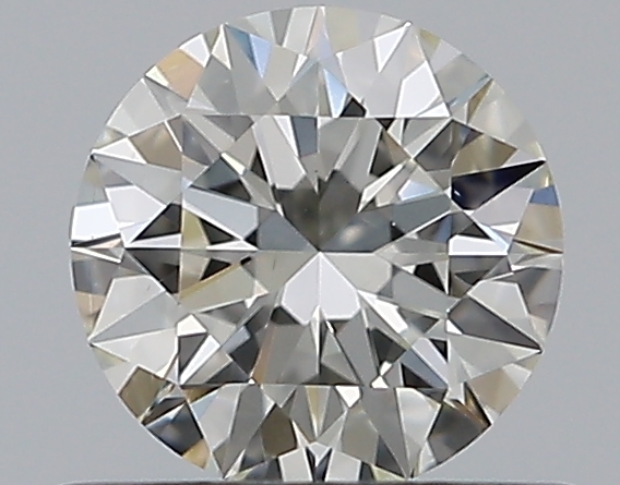 0.5 CaratJ-VS2 EX Cut Round Diamond