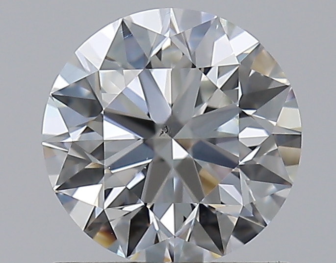 0.96 CaratG-VS2 EX Cut Round Diamond