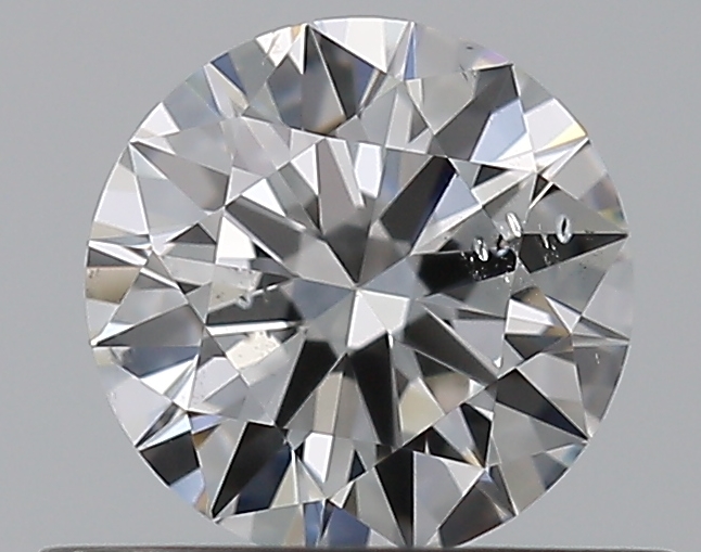 0.47 CaratD-SI2 EX Cut Round Diamond