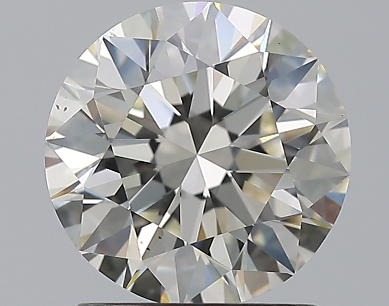 1.61 CaratJ-VS2 EX Cut Round Diamond