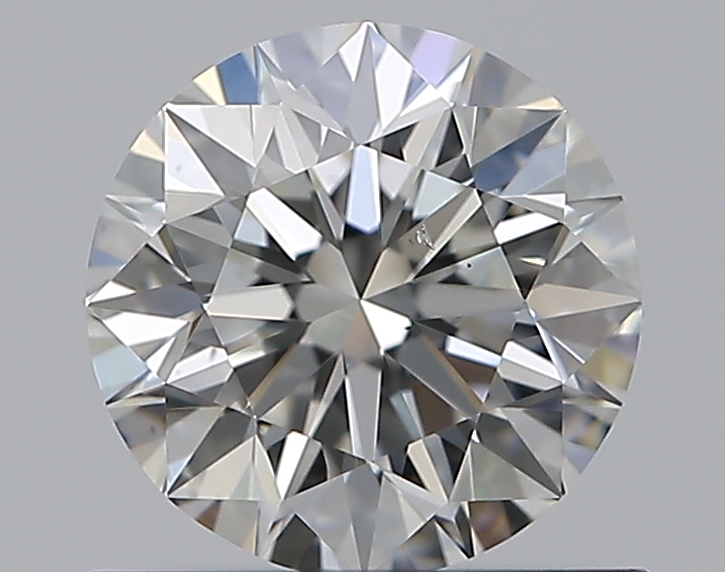 0.75 CaratI-SI1 EX Cut Round Diamond