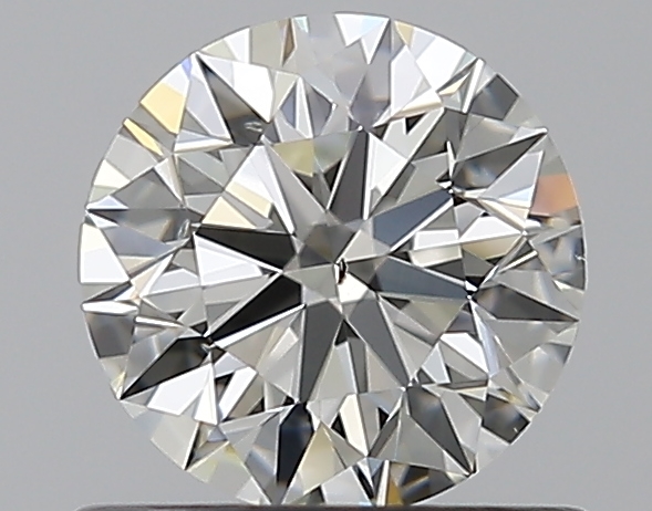 0.71 CaratJ-SI1 EX Cut Round Diamond