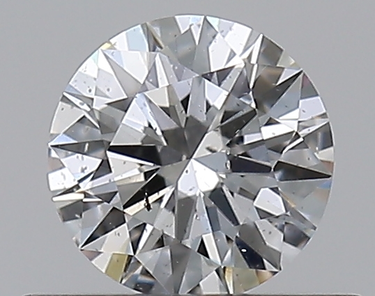 0.42 CaratF-SI2 EX Cut Round Diamond