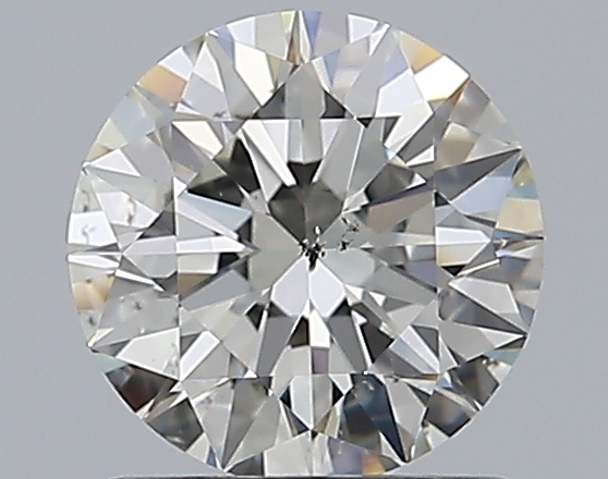 1 CaratJ-SI2 EX Cut Round Diamond