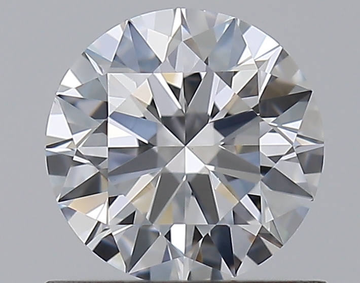 0.7 CaratE-VS1 EX Cut Round Diamond