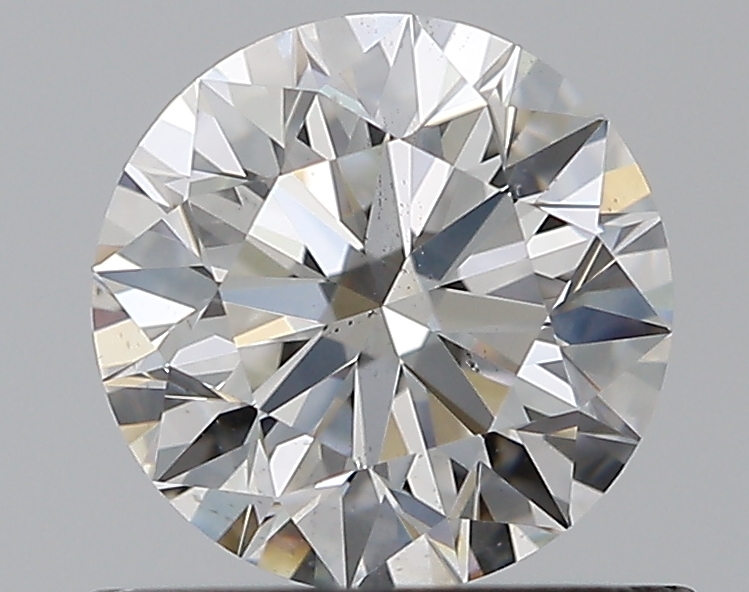 0.72 CaratF-VS2 EX Cut Round Diamond