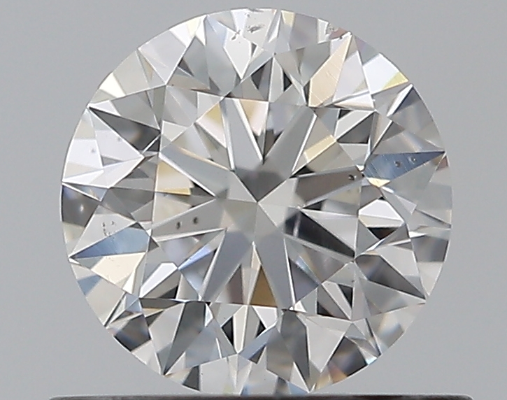 0.63 CaratF-SI1 EX Cut Round Diamond