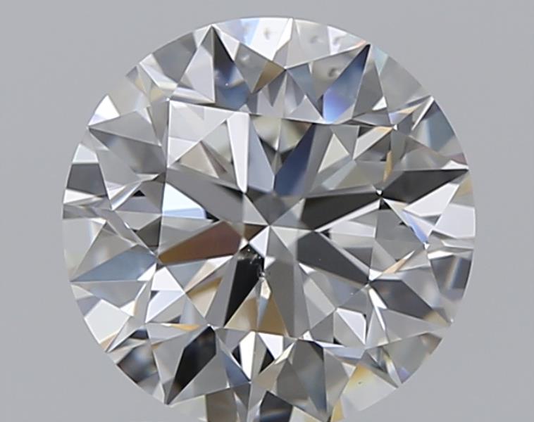 1.71 CaratH-SI1 EX Cut Round Diamond