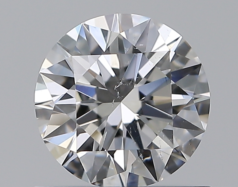 0.7 CaratF-SI2 EX Cut Round Diamond