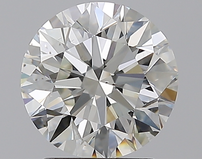 1.72 CaratJ-SI1 EX Cut Round Diamond