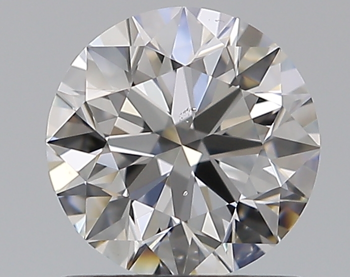 0.9 CaratD-SI1 EX Cut Round Diamond