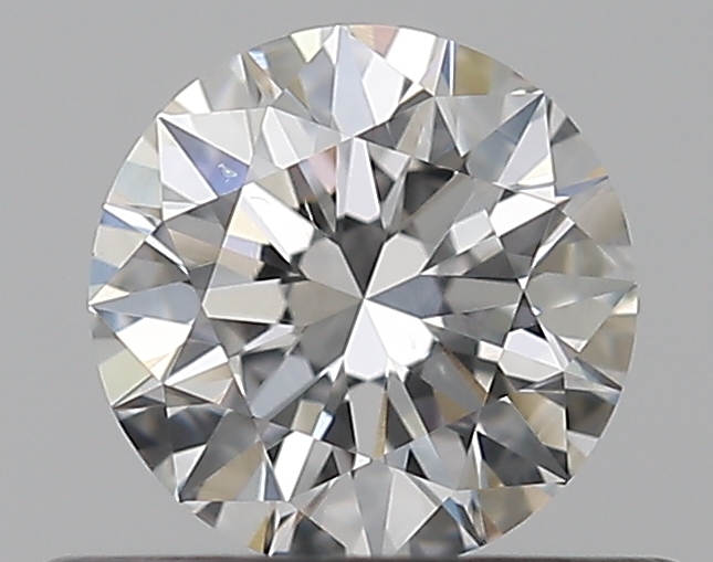 0.46 CaratF-SI1 EX Cut Round Diamond