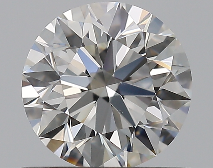 0.75 CaratG-VS2 EX Cut Round Diamond