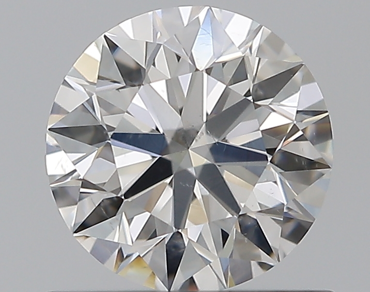0.77 CaratF-SI2 EX Cut Round Diamond