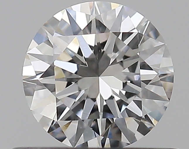 0.5 CaratF-VS2 EX Cut Round Diamond