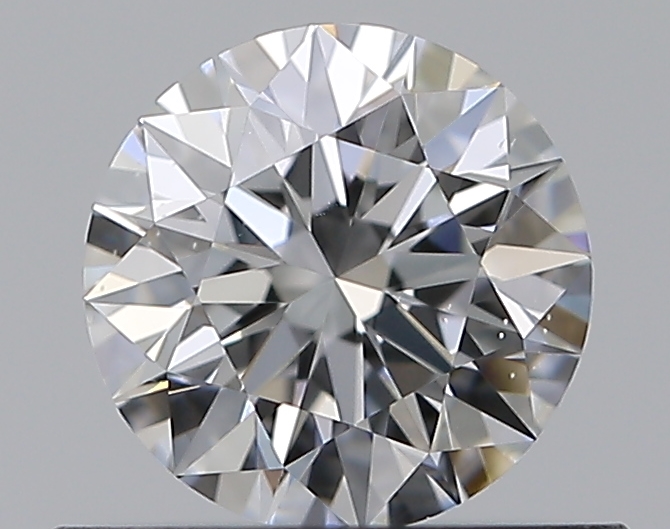 0.52 CaratE-SI1 EX Cut Round Diamond