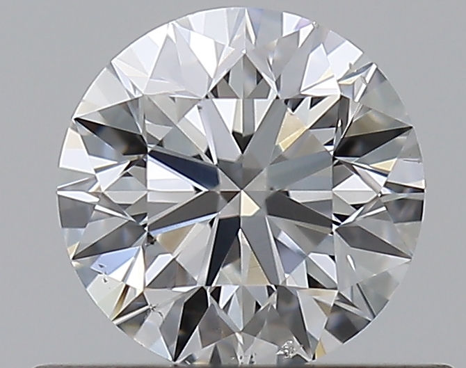 0.5 CaratF-SI1 EX Cut Round Diamond