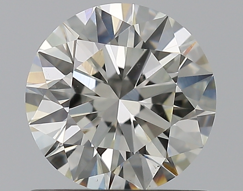 0.9 CaratJ-SI1 EX Cut Round Diamond