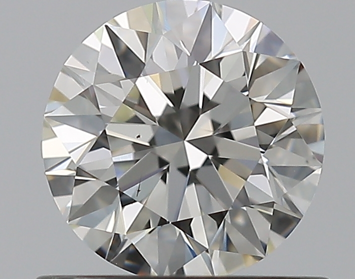 0.7 CaratI-VS2 EX Cut Round Diamond