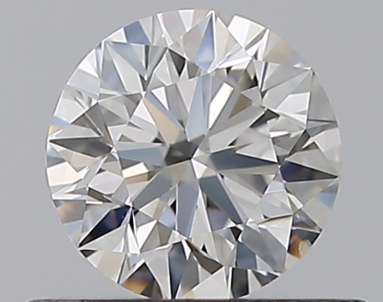 0.5 CaratF-SI1 EX Cut Round Diamond