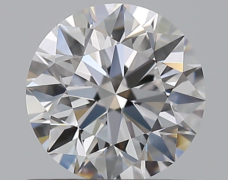 0.76 CaratD-VVS1 EX Cut Round Diamond