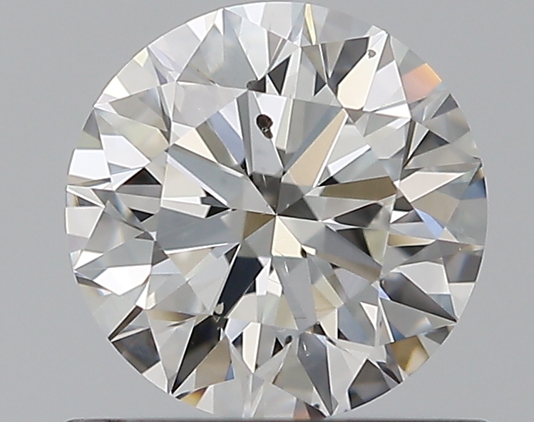 0.76 CaratG-SI1 EX Cut Round Diamond