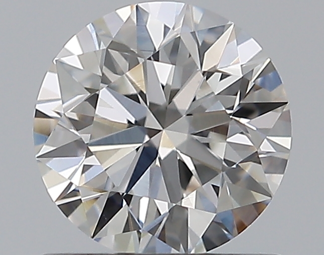0.76 CaratF-VS2 EX Cut Round Diamond