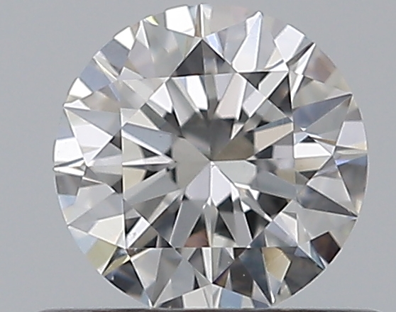 0.46 CaratF-SI1 EX Cut Round Diamond