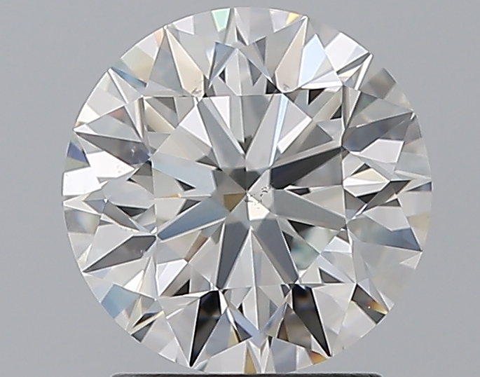 2.01 CaratH-SI1 EX Cut Round Diamond
