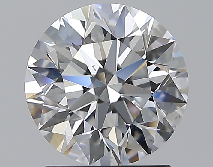 1.71 CaratE-VS2 EX Cut Round Diamond