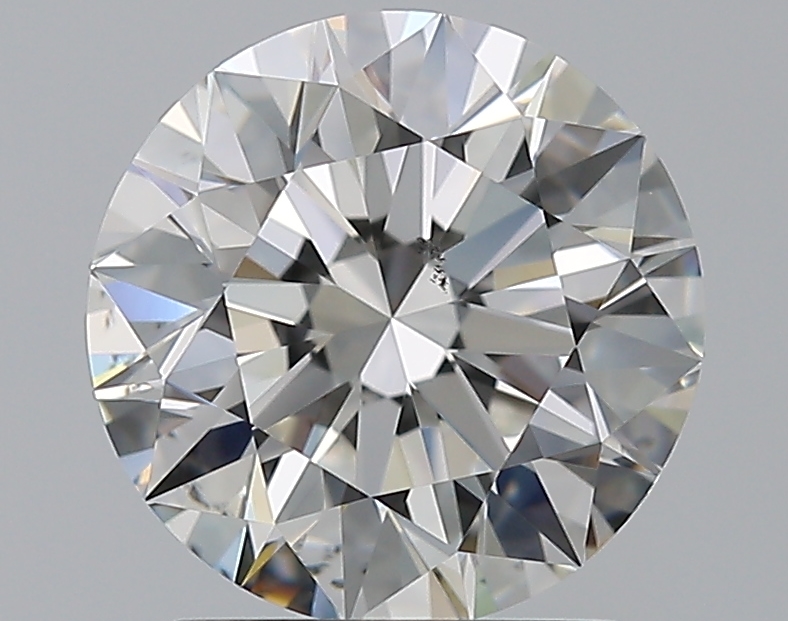 2 CaratG-SI1 EX Cut Round Diamond