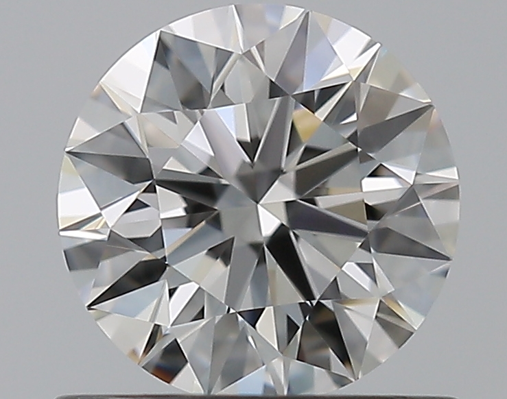 0.76 CaratF-VVS2 EX Cut Round Diamond