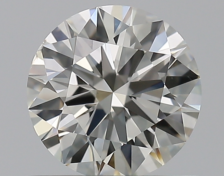 0.71 CaratJ-SI1 EX Cut Round Diamond