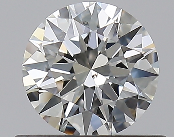 0.51 CaratJ-SI1 EX Cut Round Diamond