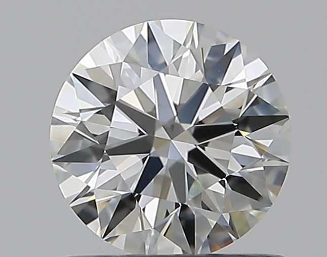 0.76 CaratJ-SI1 EX Cut Round Diamond