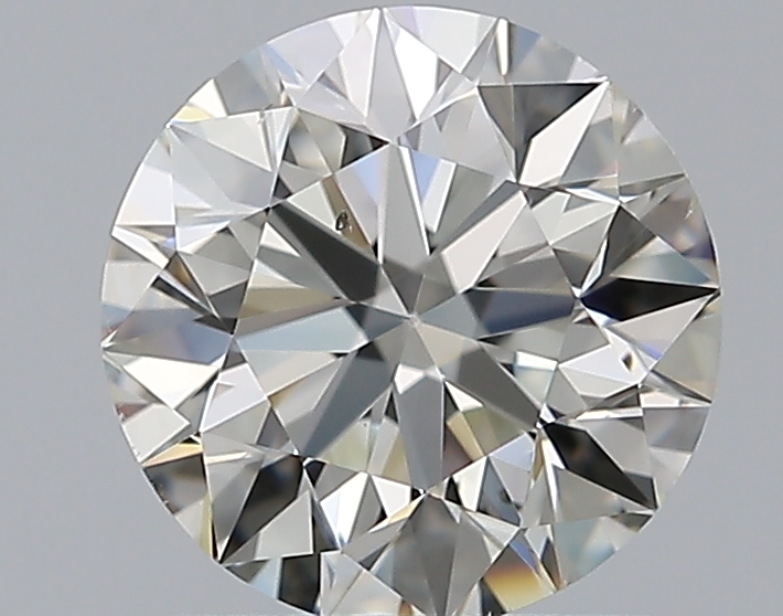 1 CaratJ-SI1 EX Cut Round Diamond