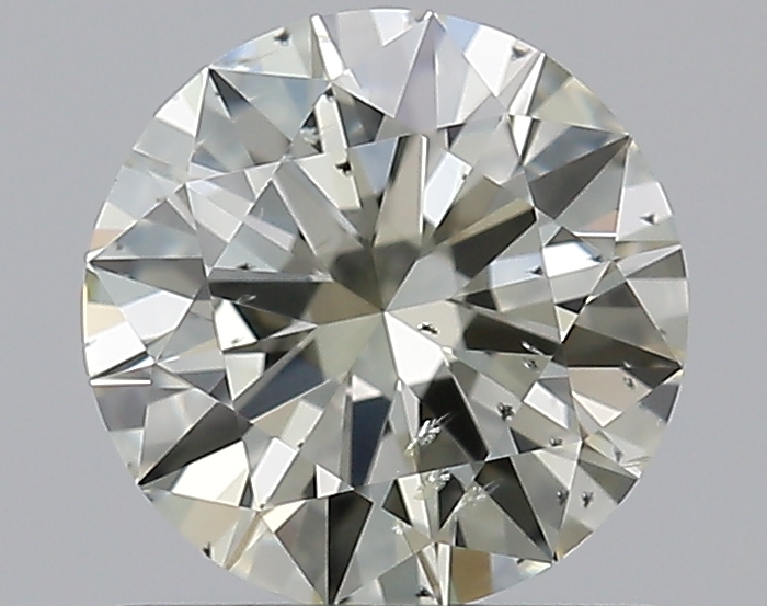 0.8 CaratL-SI2 EX Cut Round Diamond