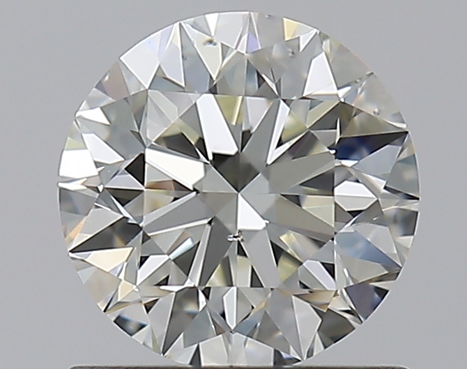 0.9 CaratK-SI1 EX Cut Round Diamond