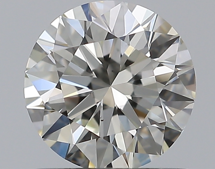 0.8 CaratJ-VS2 EX Cut Round Diamond