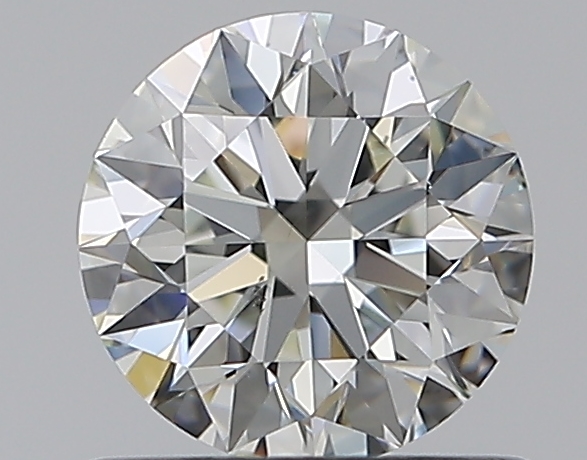 0.77 CaratJ-SI1 EX Cut Round Diamond