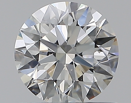 0.61 CaratF-SI1 EX Cut Round Diamond