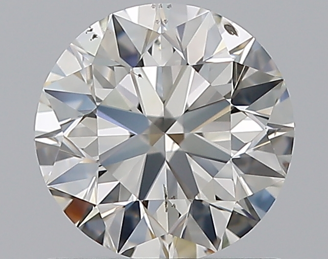 1 CaratJ-SI2 EX Cut Round Diamond