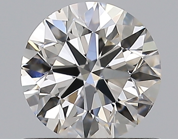 0.65 CaratJ-VS2 EX Cut Round Diamond