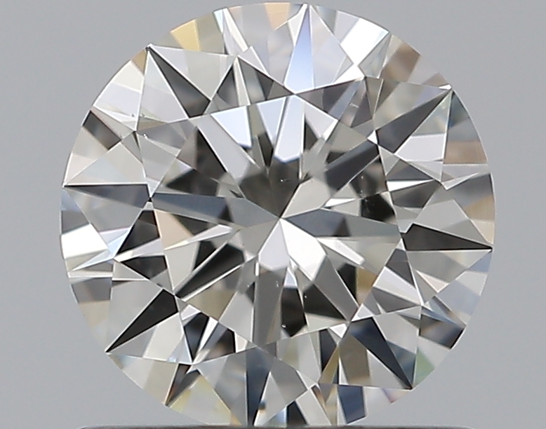 0.77 CaratI-VS2 EX Cut Round Diamond