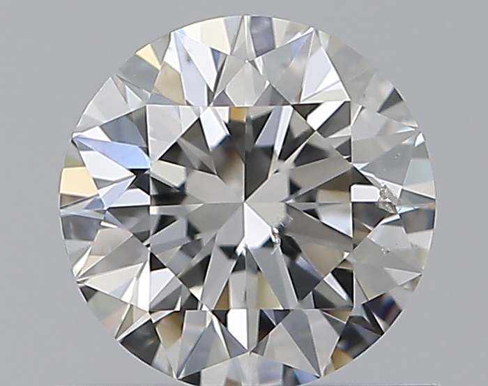 0.66 CaratH-SI2 EX Cut Round Diamond