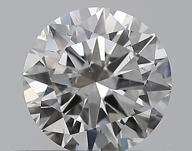 0.46 CaratF-SI2 EX Cut Round Diamond
