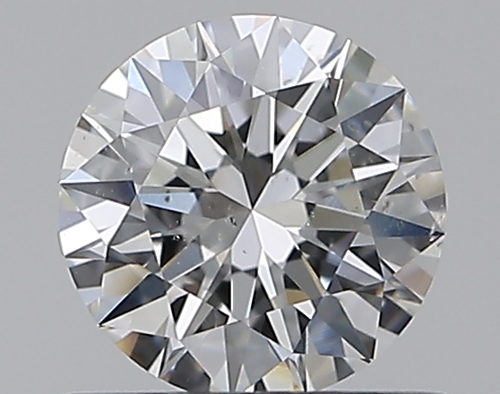 0.63 CaratG-SI1 EX Cut Round Diamond