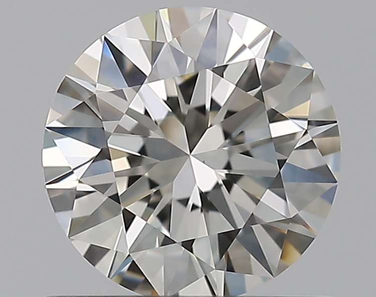 0.76 CaratJ-VVS2 EX Cut Round Diamond
